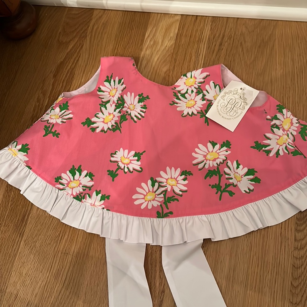Beaufort bonnet company shirt and bloomers. never worn. Size 18-24 months